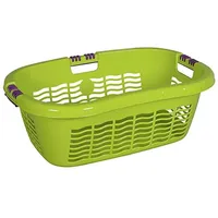 Lockweiler Wäschekorb, Ergo mit Softgriff 65x45x25cm limone