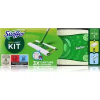 Swiffer Bodenwischer und Bodentücher inkl. 8 Trockentücher und 3