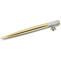 Swarovski Kugelschreiber, Weißer Stift mit Goldlegierungsschicht, Edlen Swarovski Kristallen