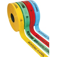Kelmaplast Trassenwarnband L.250 m B.40mm Aufdruck Achtung Wasserleitung