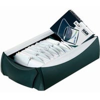 HAN Visitenkartenbox VIP 2000-13 12x8x24,5cm schwarz/grau +Register