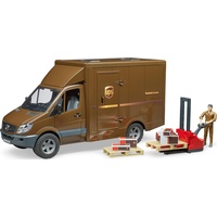 Bruder MB Sprinter UPS mit Fahrer und Zubehör