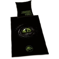 Herding Jurassic World Bettwäsche Kopfkissenbezug ca. 80x80 cm, Bettbezug