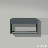 Duravit Wandregal 50 cm Ketho Graphit-Matt