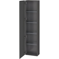 Duravit L-Cube Hochschrank 1 Tür links, Graphit Matt