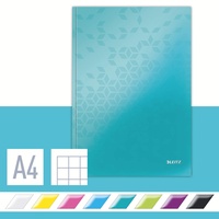 Leitz Notizbuch A4 kariert, Hardcover, eisblau, 80 Blatt 46261051