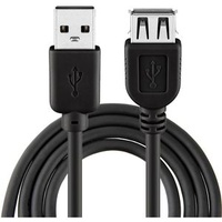Goobay USB 2.0 Hi-Speed Verlängerungskabel, 5 m, schwarz