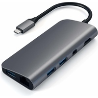 Satechi USB-C Multimedia Adapter Space Gray