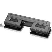 Herlitz Doppel-Locher 1,5mm schwarz mit Anschlagschiene