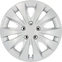 CARTREND Radzierblenden Storm 35 cm (14 Zoll) silber 4