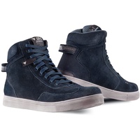 SHIMA SX-2 EVO perforierte Motorrad Schuhe, (Blau, 42)