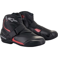 Alpinestars SMX-1 R V2 Motorradschuhe schwarz-rot, Größe 47