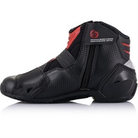 Alpinestars Smx-1 R V2 Vented, Kurzstiefel perforiert - Schwarz/Rot