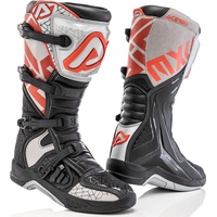 Acerbis X-Team Stiefel - Schwarz/Grau/Orange - 44 EU