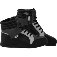 Rusty Stitches Joey Motorradschuhe - Schwarz/Grau/Hellgrau / 46