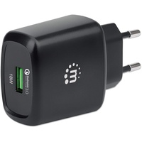 Manhattan QC 3.0 USB-Ladegerät 18W schwarz (102384)