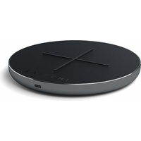 Satechi Aluminium USB-C PD/QC Wireless Charger grau (ST-IWCBM)