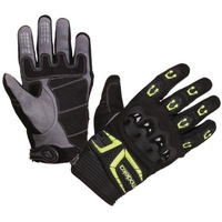 Modeka MX Top Kids Kinder-Motorradhandschuh - schwarz-neongelb - XL