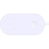 Cyoo Mini Dual Phone Wireless Lade Pad - Weiss