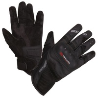 Modeka Sonora Motorrad Handschuhe, schwarz/rot,