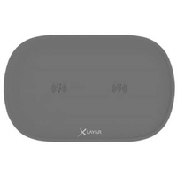 Xlayer Wireless Charging Pad Double Induktive Ladestation anthrazit, 10