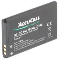 AccuCell Akku passend für Nokia 1200, BL-5C, BL-5CA 1100mAh