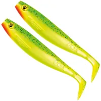 Fox Pro Shad 14cm - 2 Gummifische, Farbe:UV Lemontiger