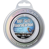 Savage Gear Soft Fluorocarbon Schnur 0,60mm 20m 21,6kg Angelschnur