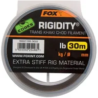 Fox Edges Rigidity Chod Filament 30m Trans/Khaki - Vorfachschnur,