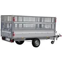 STEMA PKW-Anhänger "BASIC SH 1300-25-13" KFZ-Anhänger inkl. Gitteraufsatz und