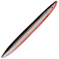 Savage Gear Line Thru Sandeel - Meerforellenköder, Farbe:Black &