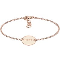 Elli Hope-Schriftzug 925 Sterling Silber vergoldet Armbänder & Armreife