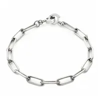 LEONARDO Estrella Clip&Mix Charm-Armband Edelstahl silberfarben 19 cm