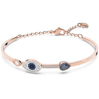 Swarovski Symbolica Armreif, Böser Blick, Blau, Metallmix