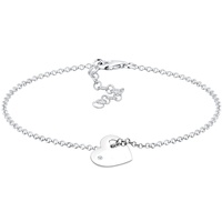 Elli DIAMONDS Herz Love Diamant (0.015 ct) 925 Silber