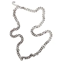 URBAN CLASSICS Long Basic Necklace in silberfarben Größe ONE