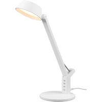 Trio LED-Tischleuchte Ava Kunststoff Weiß