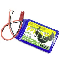 Absima Modellbau-Akkupack (LiPo) 7.4 V 1200 mAh Zellen-Zahl: 2