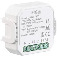 Luminea Home Control Lichtschalter WLAN-Unterputz
