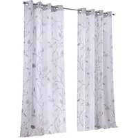 Kutti Vorhang »Bonnie«, (1 St.), Gardine, halbtransparent, bedruckt, Polyester,