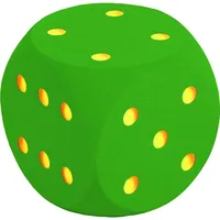 Volley Schaumstoffwürfel, Grün, 30 cm