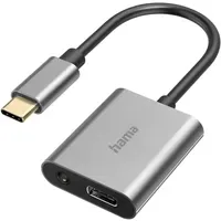 Hama USB-C auf 3,5mm Audio-Adapter mit Ladefunktion
