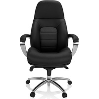 HJH Office XXL Kunstleder Bürostuhl BRENTON XXL Drehstuhl Schwarz