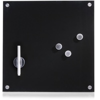 Zeller Glas-Magnettafel 40,0 x 40,0 cm schwarz