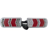 Berger & Schröter Anhänger-Beleuchtungsset 13-polig Blinker, Bremslicht, Kennzeichenleuchte, Nebelschlussleuchte,