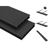 VidaXL WPC Terrassendielen 25 m2 4 m anthrazit