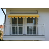 Angerer Klemmmarkise Exklusiv 400 cm gelb/grau
