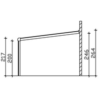 SKANHOLZ Monza 541 x 257 cm anthrazit