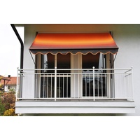 Angerer Klemmmarkise Exklusiv 350 cm orange/braun