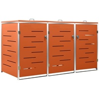 VidaXL Mülltonnenbox für 3 Tonnen 207 x 77,5 x